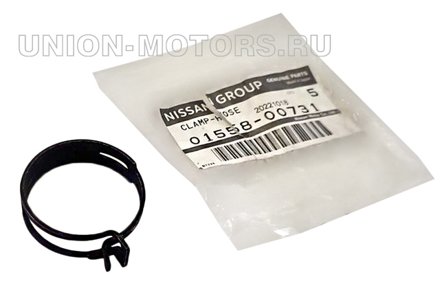 Хомут патрубка радиатора двигателя верхнего Nissan Qashqai J10 0155800731